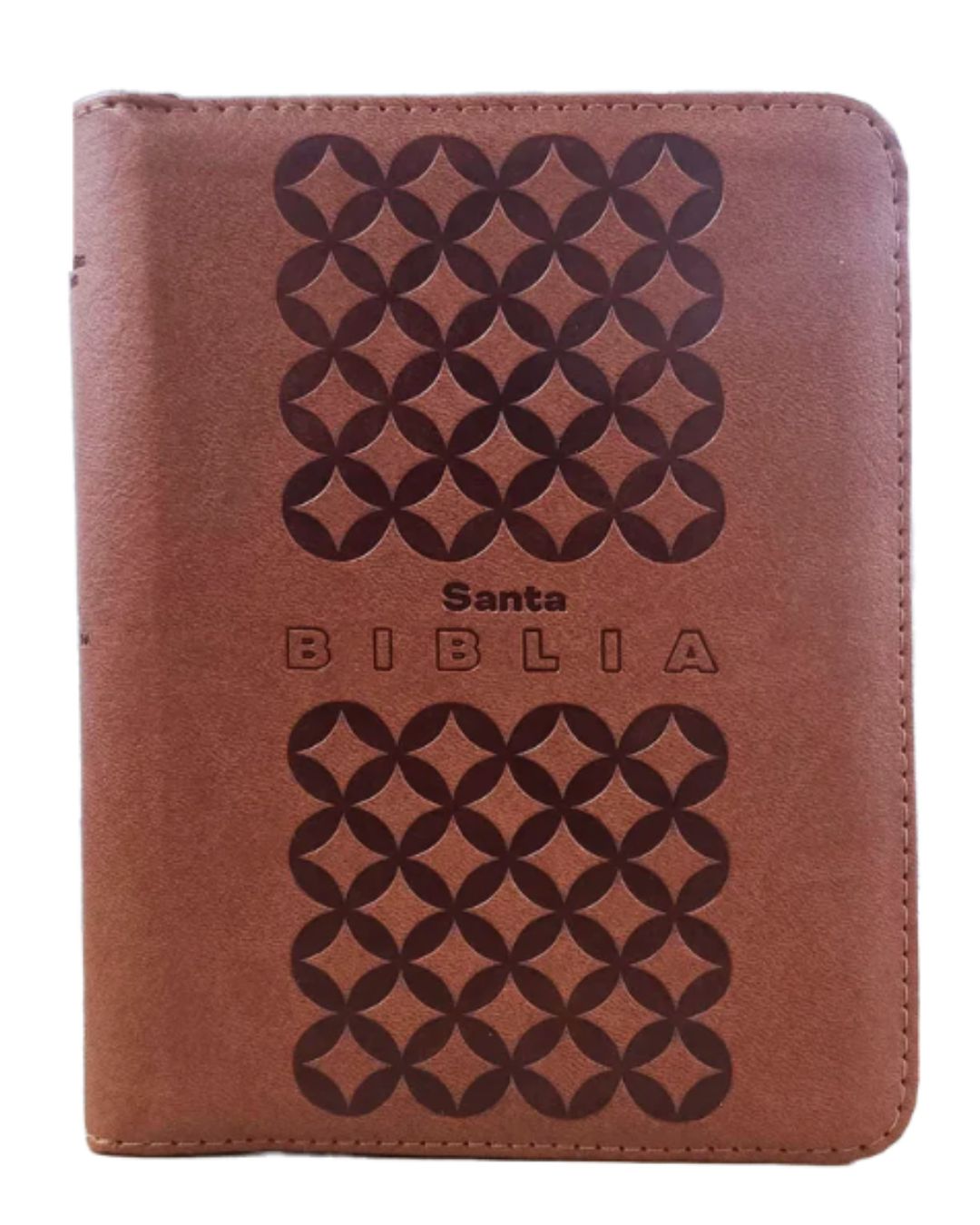 Biblia Reina Valera 1960, Letra Grande, Imitación Piel, Pequeña, Café con Cierre - Imagen 2