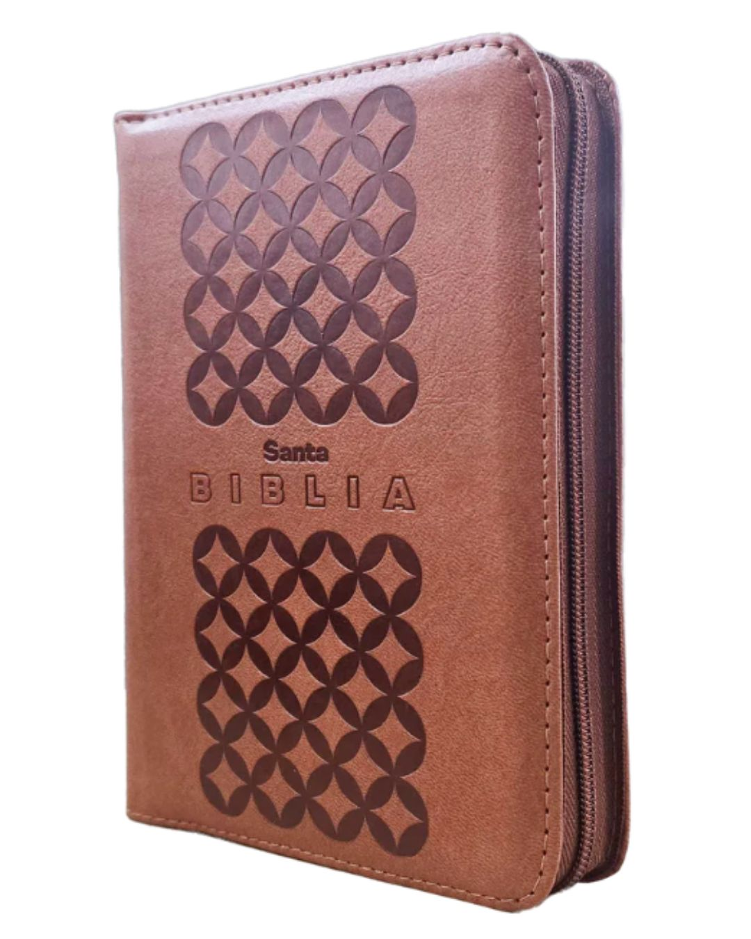 Biblia Reina Valera 1960, Letra Grande, Imitación Piel, Pequeña, Café con Cierre