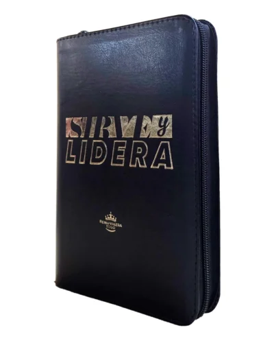 Biblia Reina Valera 1960, Letra Grande, Símil Piel, Manual, Negro con Cierre