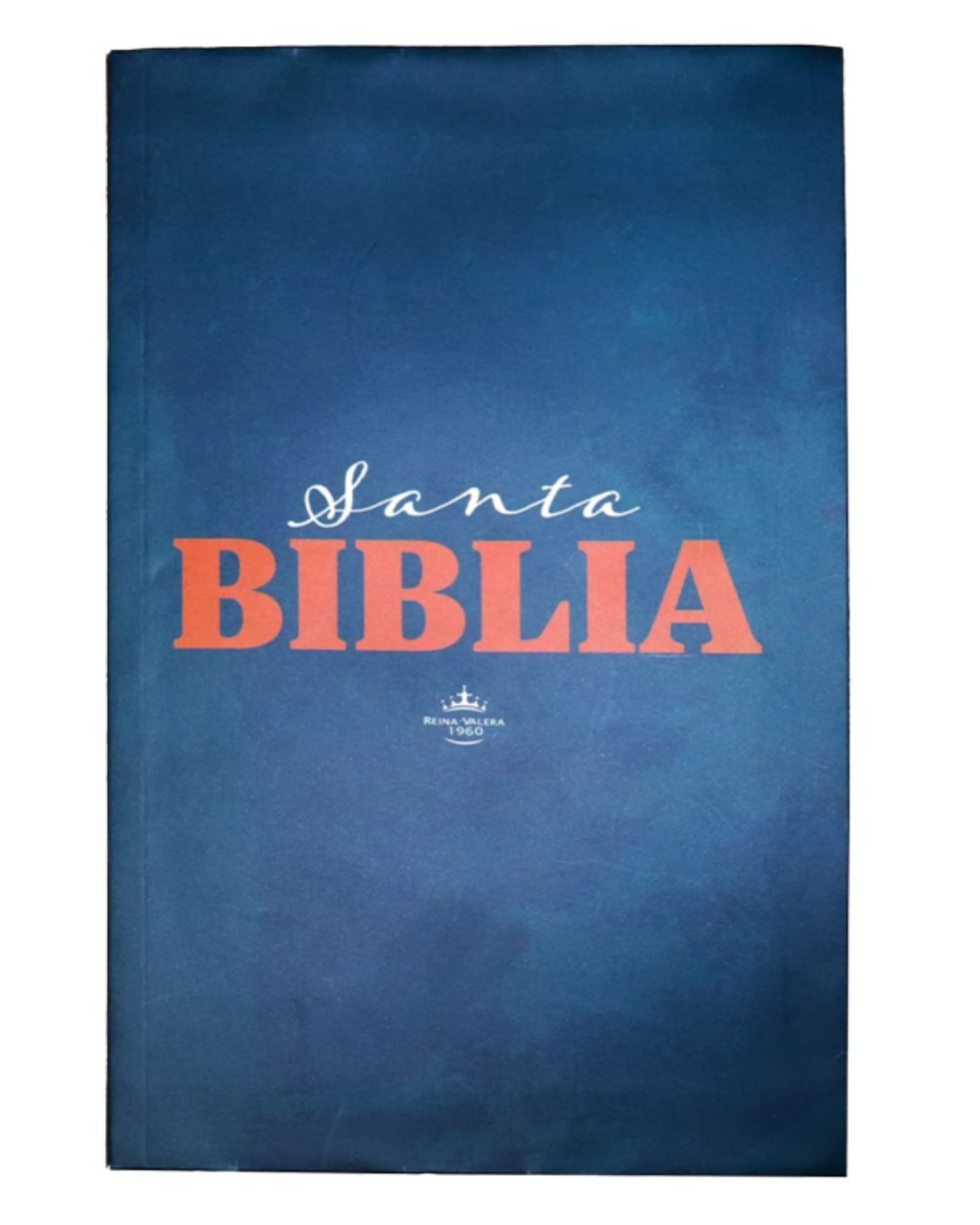 Biblia Reina Valera 1960, Letra Grande, Tapa Blanda, Manual, Azul
