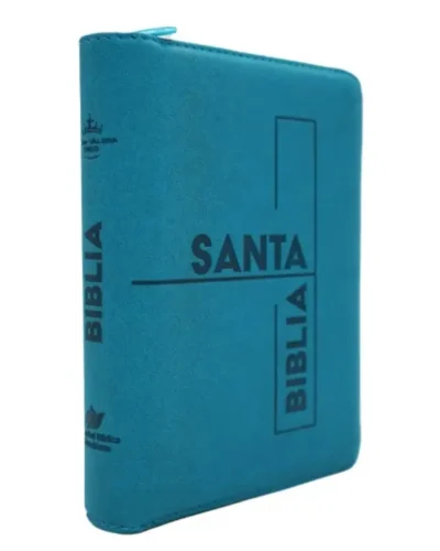 Biblia Reina Valera 1960 | Pequeña Azul con Cierre