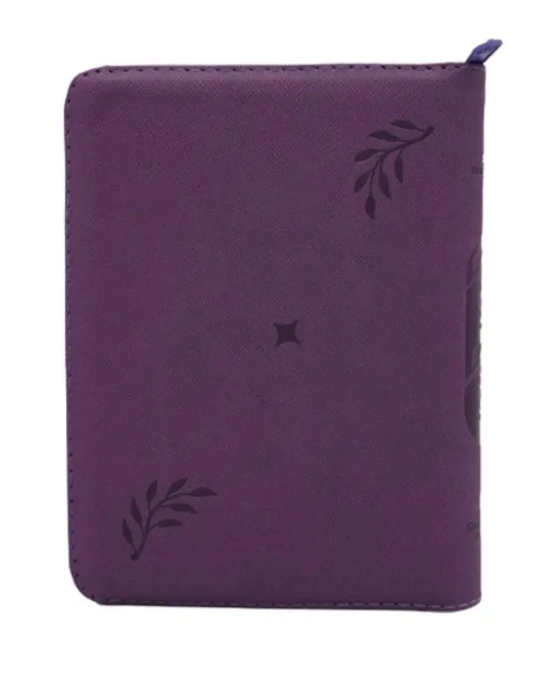 Biblia Reina Valera 1960, Símil Piel, Pequeña, Uva con Cierre - Imagen 2