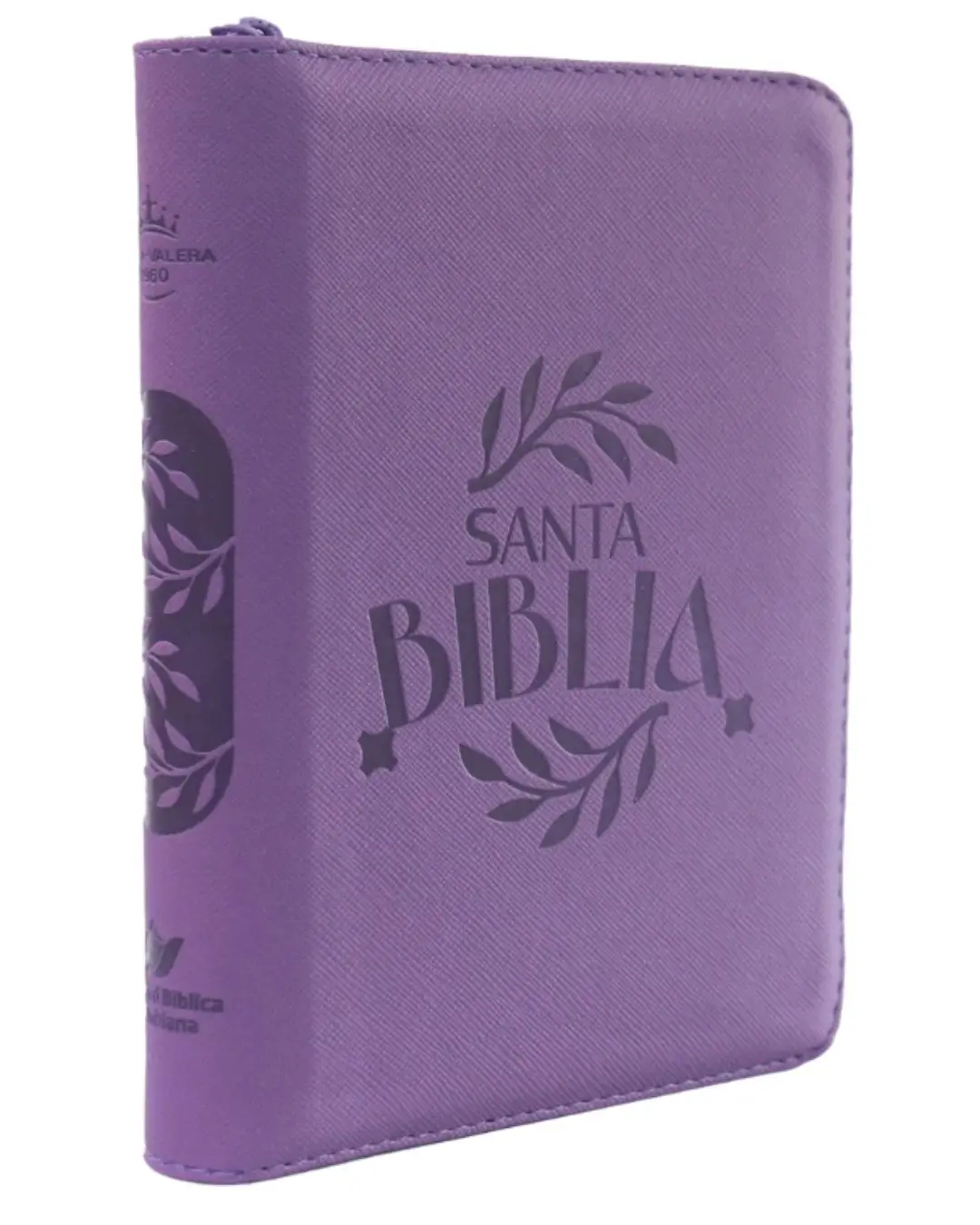 Biblia Reina Valera 1960, Símil Piel, Pequeña, Uva con Cierre