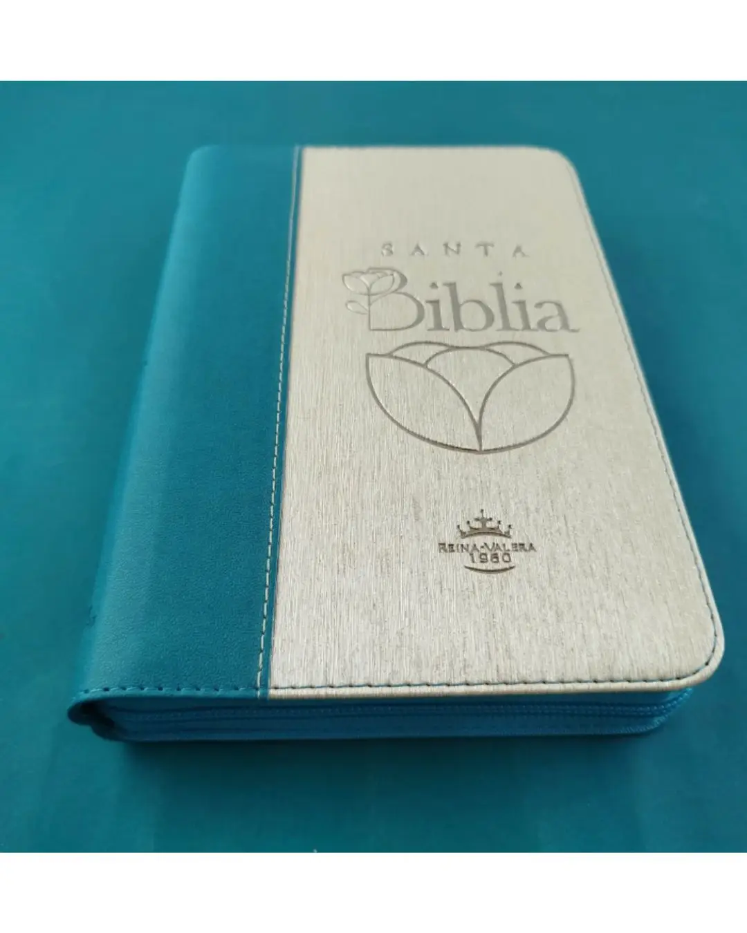 Biblia Reina Valera 1960 | Letra Grande Azul Gris - Imagen 2