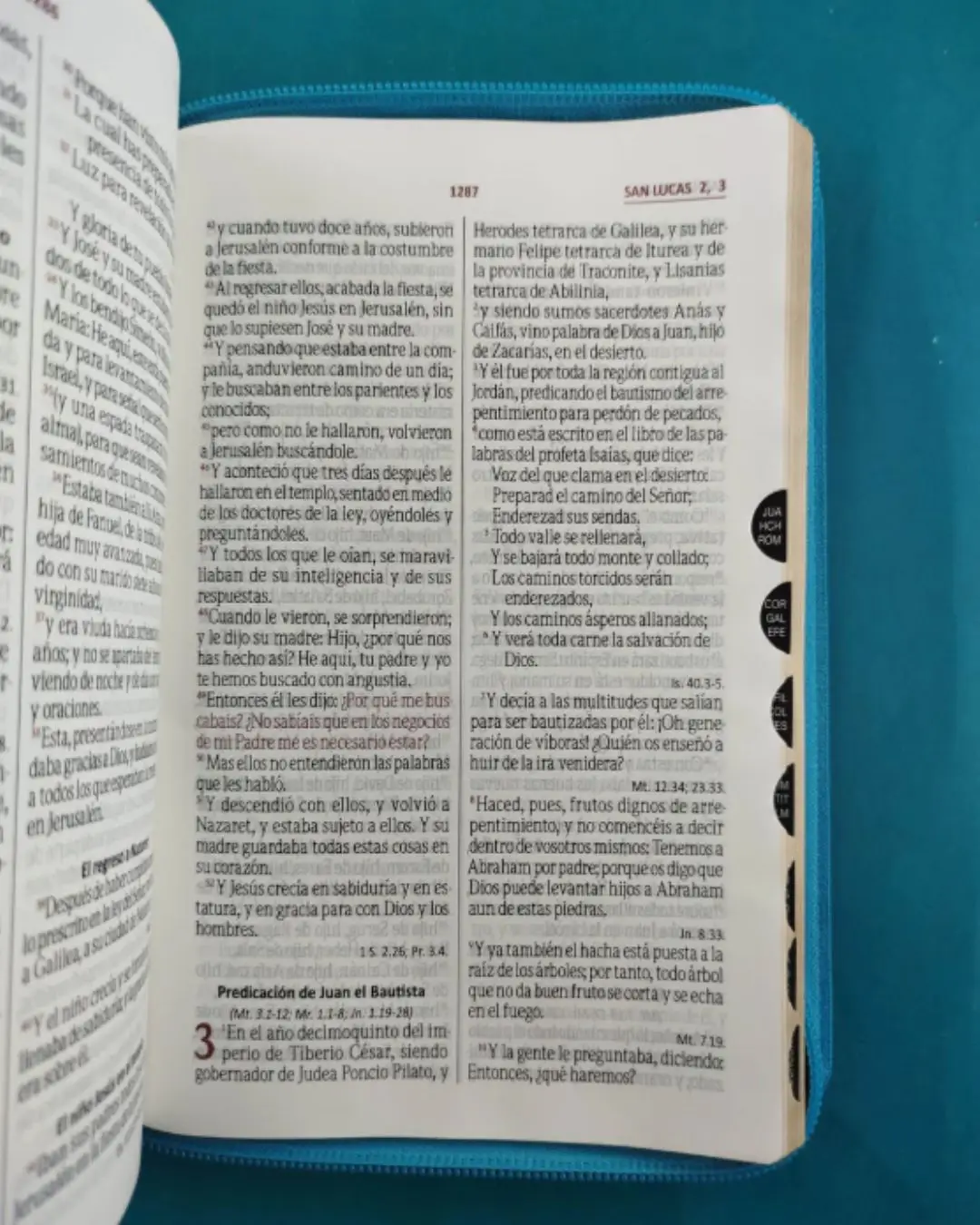 Biblia Reina Valera 1960 | Letra Grande Azul Gris - Imagen 3