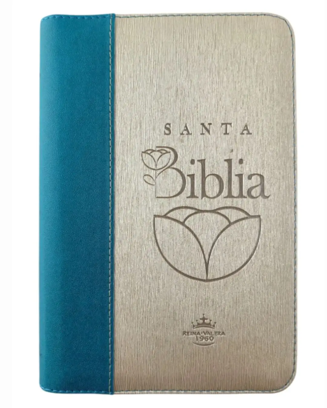 Biblia Reina Valera 1960 | Letra Grande Azul Gris