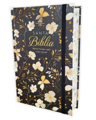 Biblia Reina Valera 1960 | Letra Grande Negra Flores