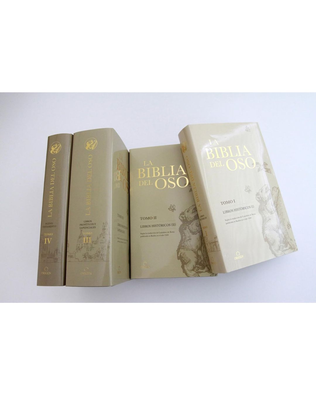 Biblia del Oso (Reina 1569) – Casiodoro de Reina | Estuche 4 tomos - Imagen 4