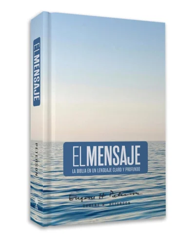 Biblia el Mensaje, Tapa Dura, Manual, Ocean Blue | Eugene H. Peterson
