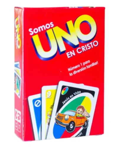 Juego de Cartas UNO Cristiano – Somos Uno en Cristo | Diversión Familiar