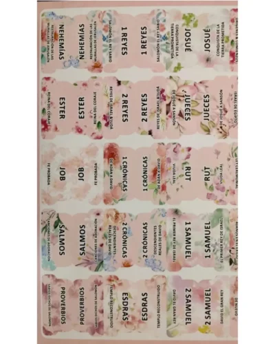 Pestañas Stickers para Biblia