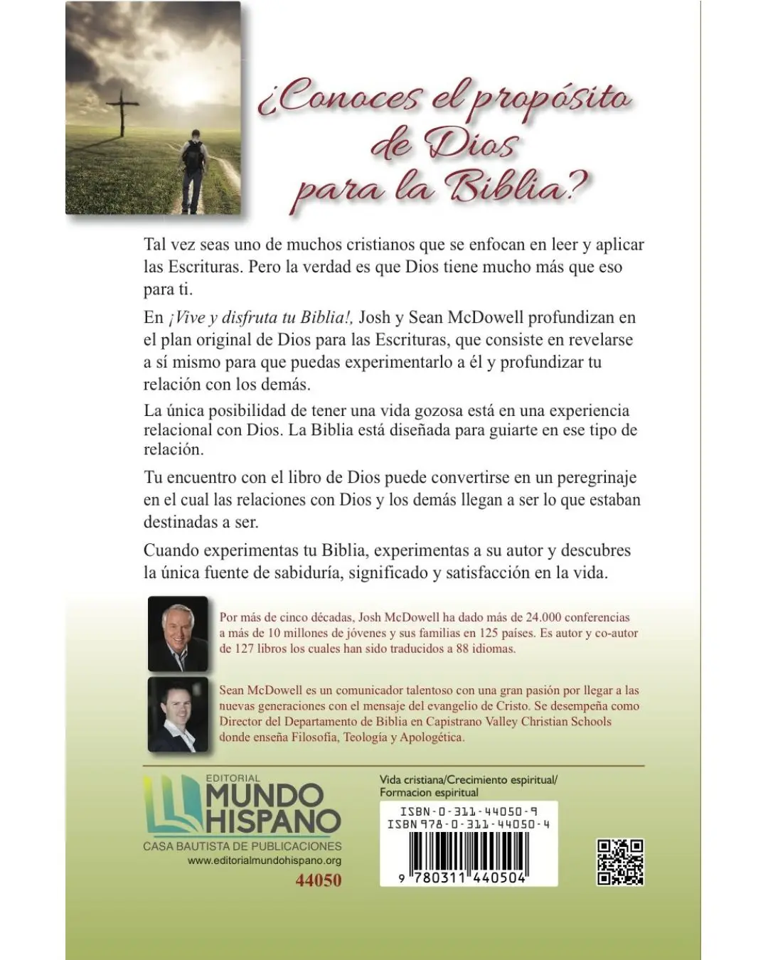 Vive y Disfruta tu Biblia | Josh McDowell & Sean McDowell - Imagen 2