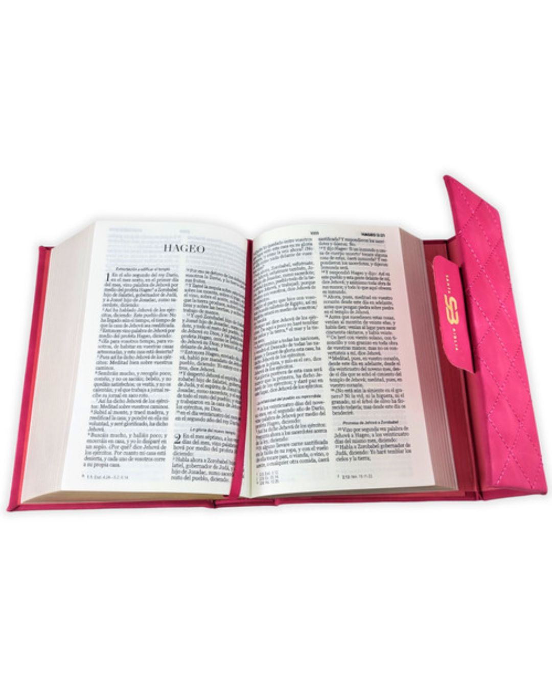 Biblia Reina Valera 1960 de lujo | Fucsia estilo Bolso - Imagen 3