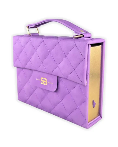 Biblia Reina Valera 1960 de lujo | Lila estilo Bolso