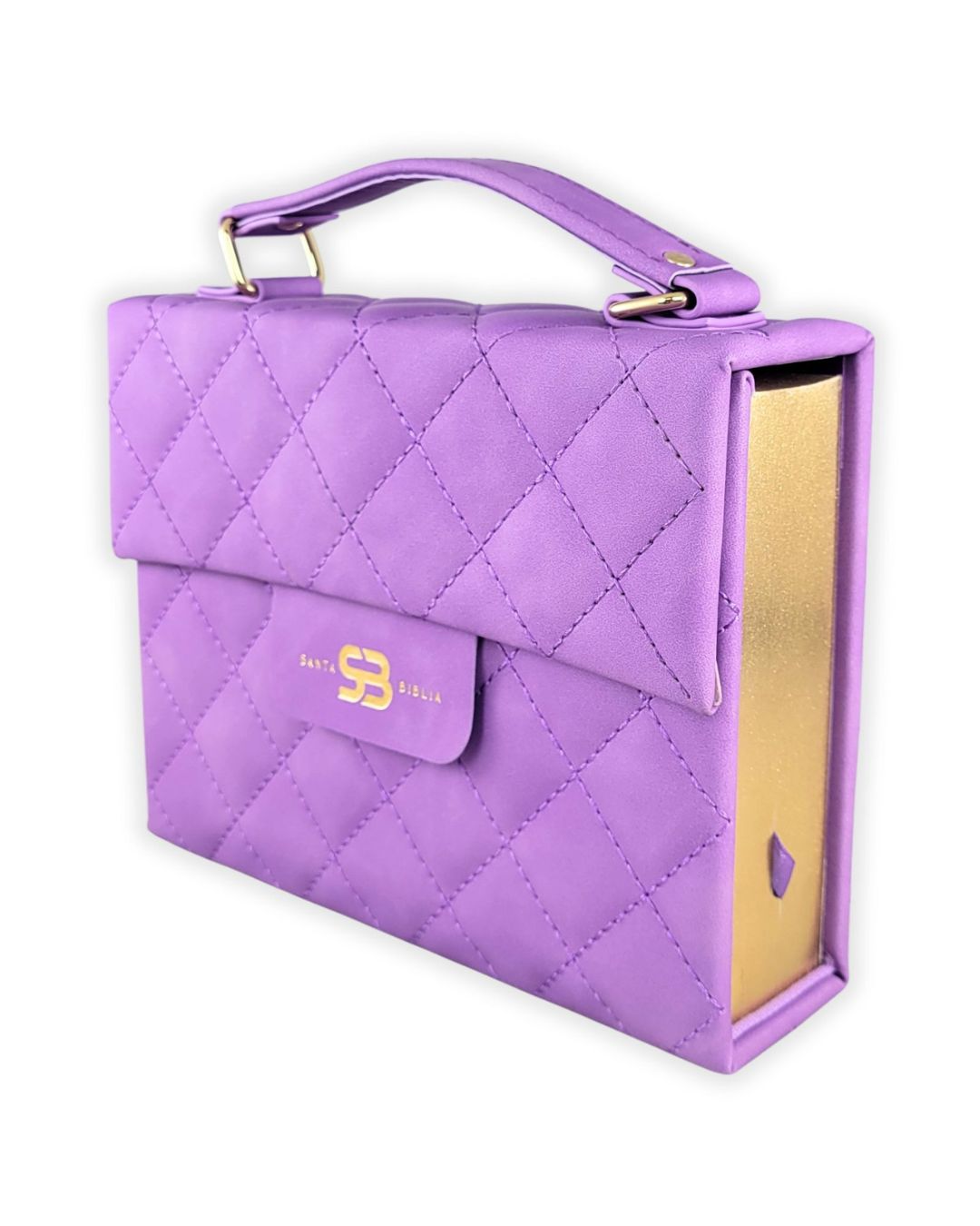 Biblia Reina Valera 1960 de lujo | Lila estilo Bolso