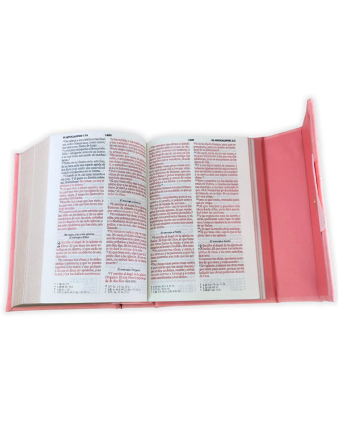 Biblia Reina Valera 1960 de lujo | Rosa estilo Bolso - Imagen 2