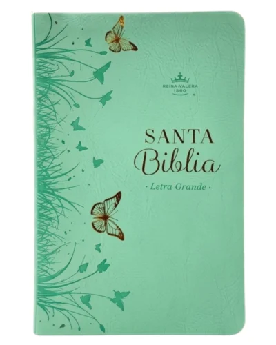 Biblia Reina Valera 1960 - Mediana Letra Grande Verde Manzana