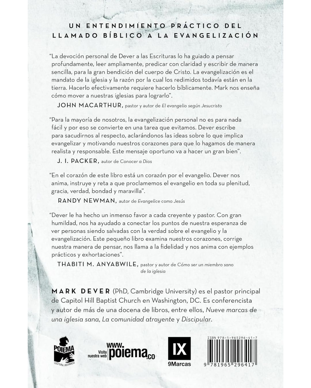 El evangelio y la evangelización personal - Mark Dever - Imagen 2